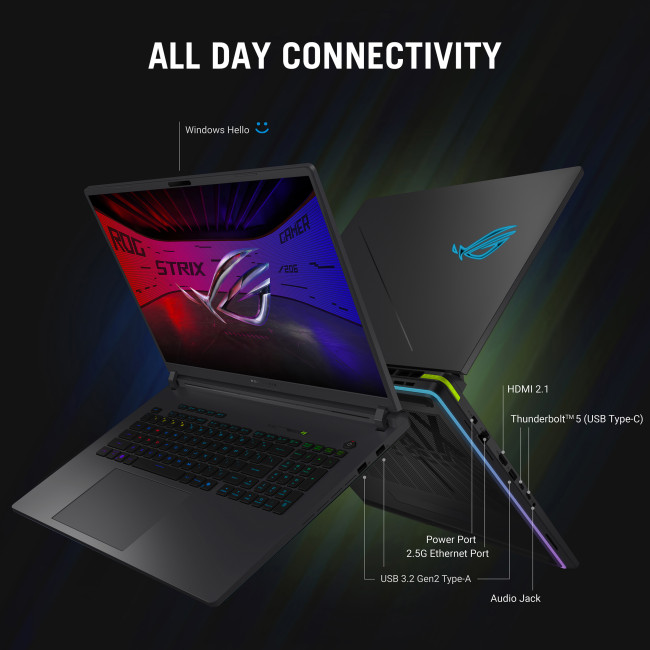 ASUS ROG Strix G18 G815LR-S9006W Intel Core Ultra 9 275HX 32GB RAM 2TB SSD RTX 5070 Ti 18" IPS WQXGA 240Hz Windows 11 Home Gaming Laptop