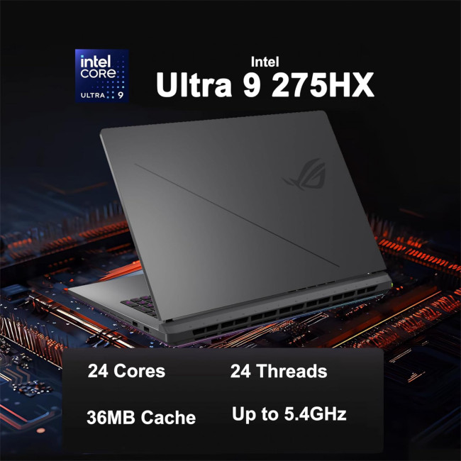 ASUS ROG Strix G18 G815LR-S9006W Intel Core Ultra 9 275HX 32GB RAM 2TB SSD RTX 5070 Ti 18" IPS WQXGA 240Hz Windows 11 Home Gaming Laptop