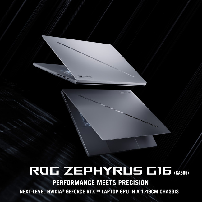ASUS ROG Zephyrus G16 GA605KH-QR017W AMD Ryzen AI 7 350 32GB RAM 1TB SSD RTX 5050 16" OLED Windows 11 Home Gaming Laptop