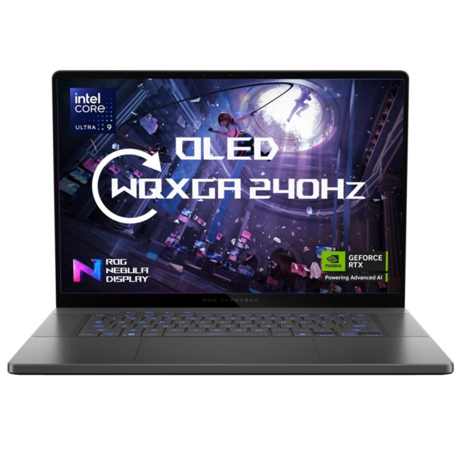 ASUS ROG Zephyrus GU605CX-QR075W Intel Core Ultra 9 285H 64GB RAM 2TB SSD Geforce RTX 5090 16" WQXGA OLED Windows 11 Home Gaming Laptop
