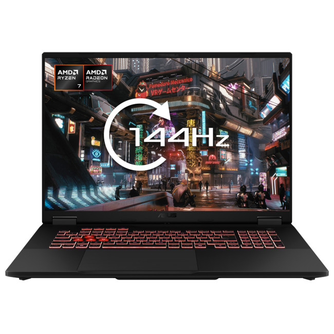 ASUS TUF Gaming A18 FA808UM-S8013W AMD Ryzen 7 260 16GB RAM 1TB SSD RTX 5060 18" WUXGA IPS 144Hz Windows 11 Home Gaming Laptop