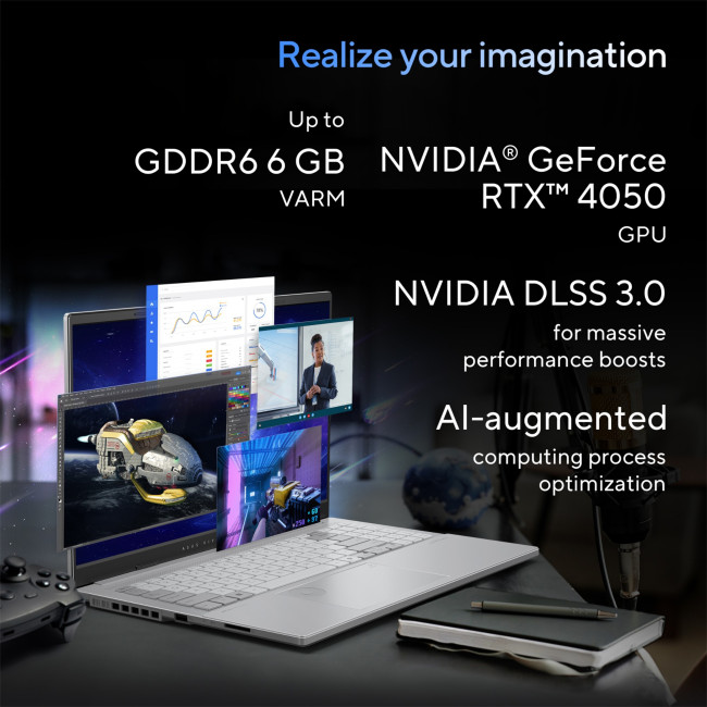 Refurbished ASUS VivoBook Pro 15 OLED N6506CU Intel Core Ultra 9 285H 16GB RAM 1TB SSD 15.6" RTX 4050 Windows 11 Home Laptop