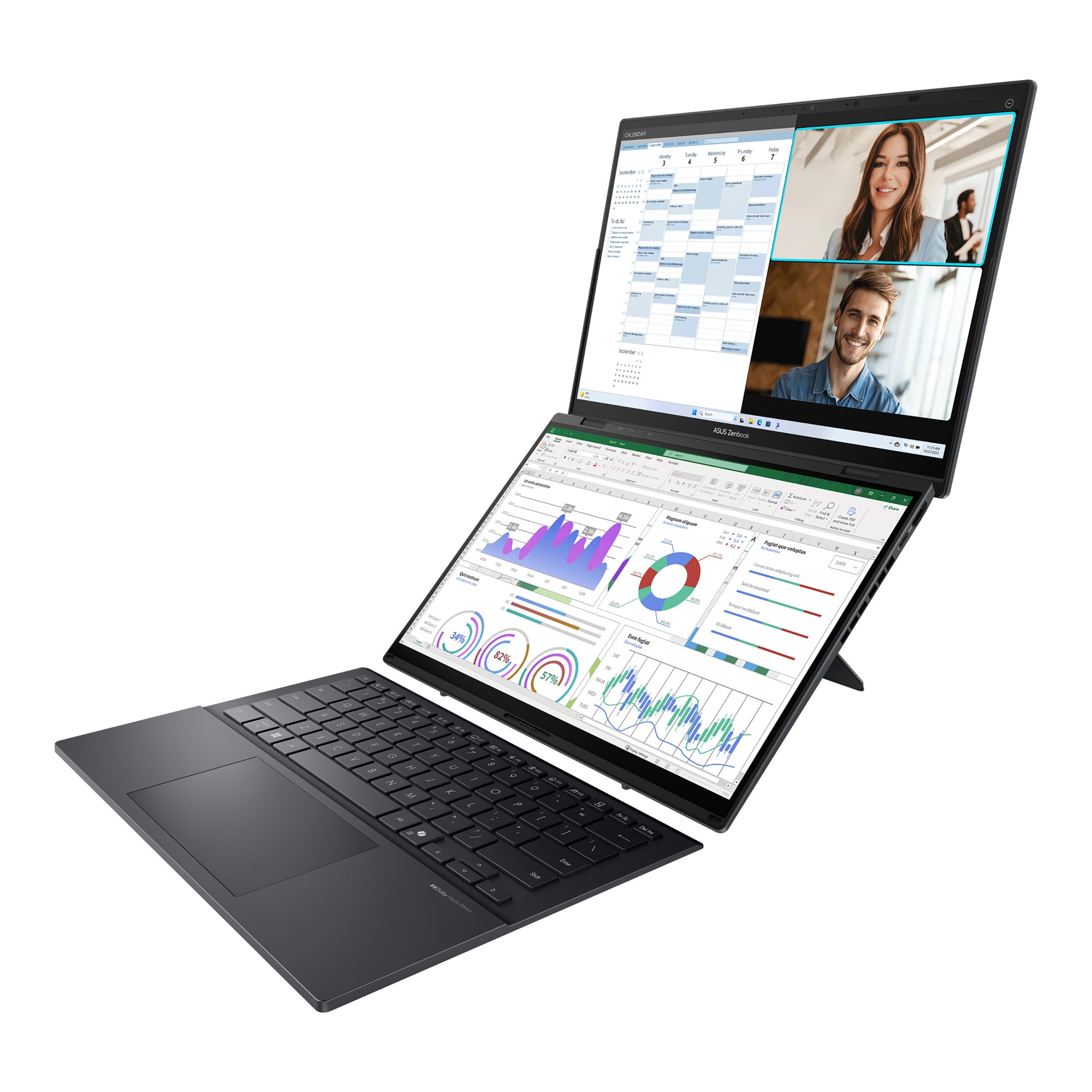 ASUS ZenBook Duo UX8406CA i7 16GB 1TB Touchscreen Laptop
