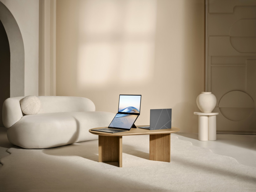 ASUS ZenBook Duo UX8406CA-QL135W Hybrid Intel Core Ultra 7 255H 16GB RAM 1TB SSD 14" Touchscreen WUXGA Windows 11 Home 2-in-1 Laptop