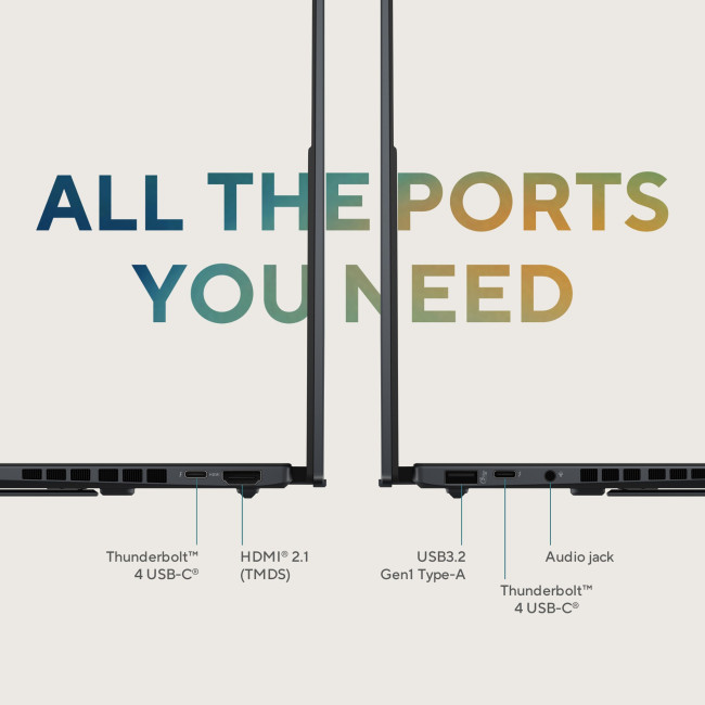 ASUS ZenBook Duo UX8406CA-QL135W Hybrid Intel Core Ultra 7 255H 16GB RAM 1TB SSD 14" Touchscreen WUXGA Windows 11 Home 2-in-1 Laptop