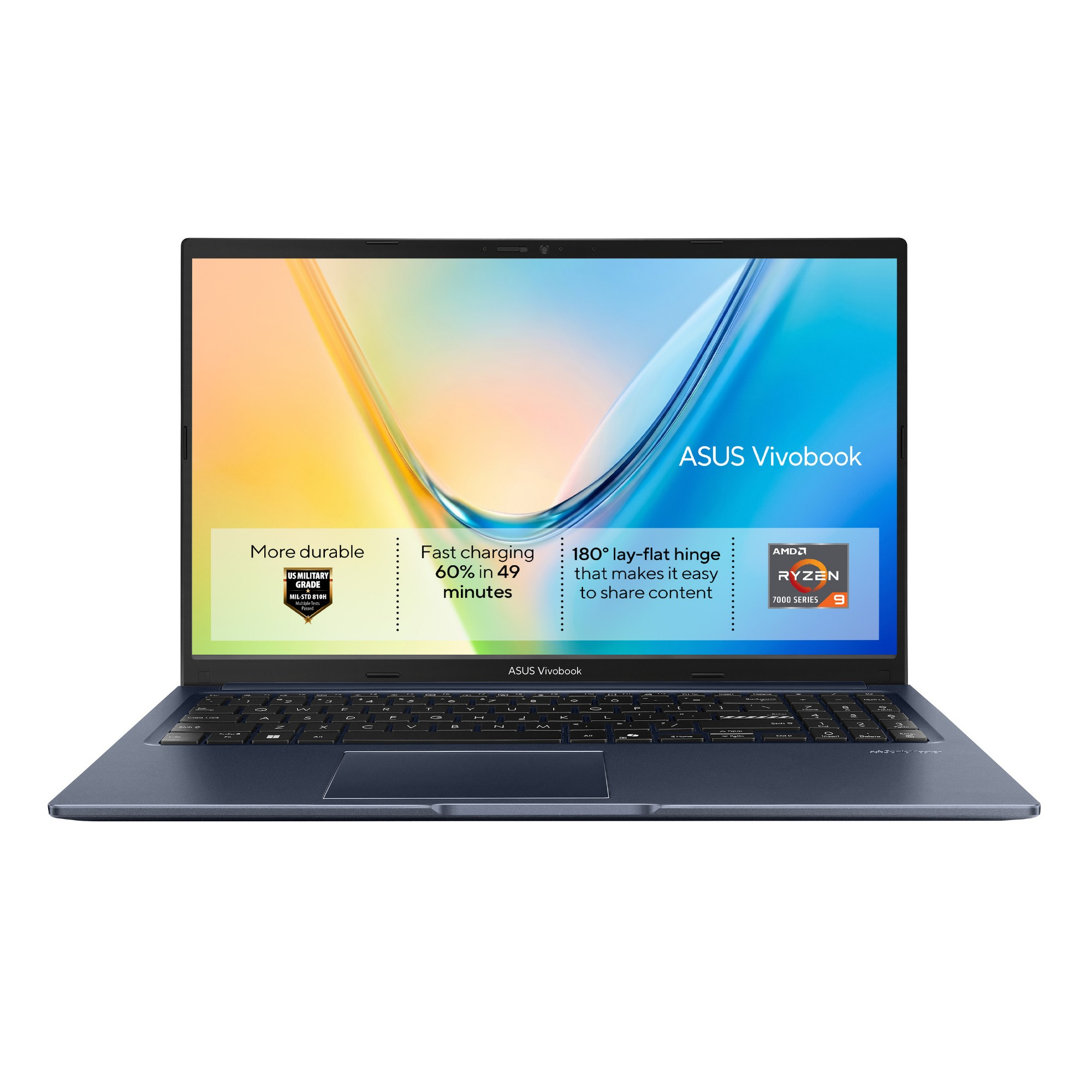 ASUS Vivobook 15 M1502XA-BQ001W AMD Ryzen 9 7940HS 16GB RAM 512GB SSD 15.6" Full HD Windows 11 Home Laptop