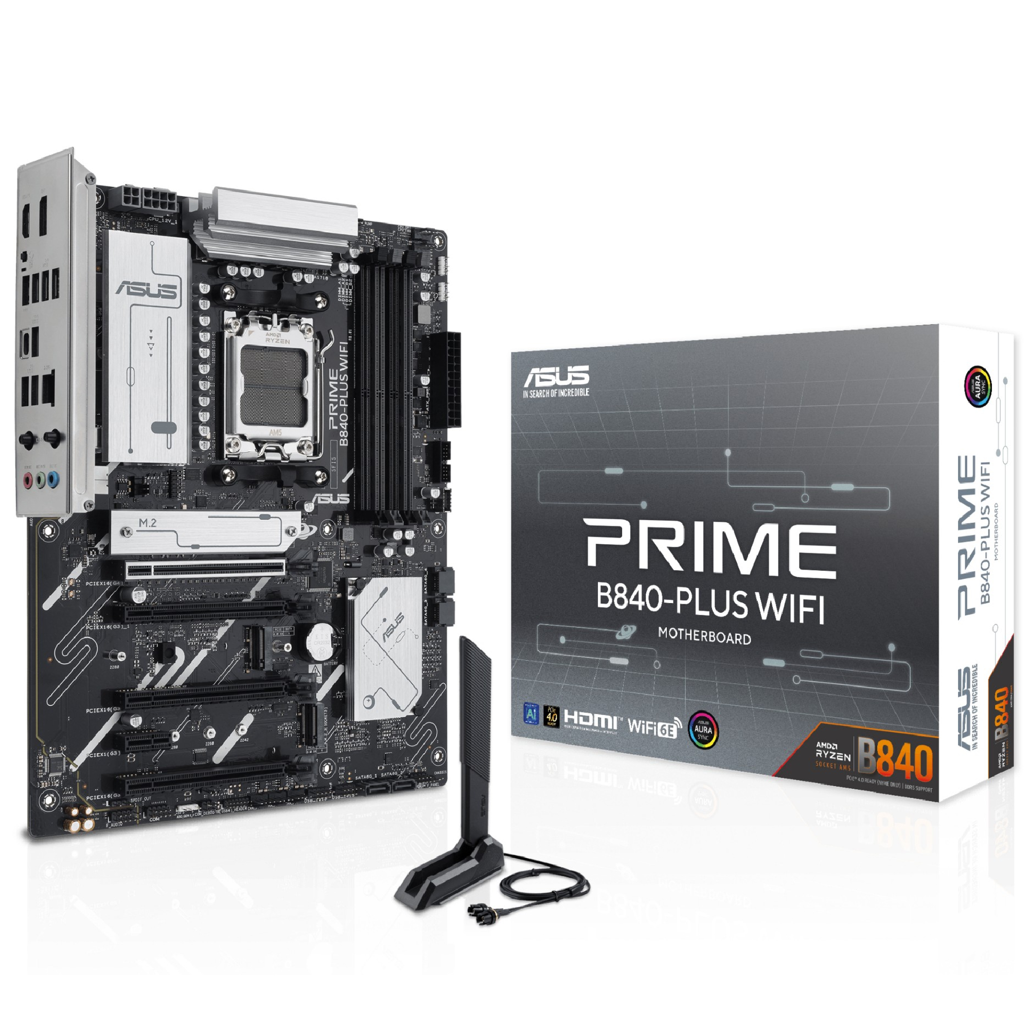 ASUS PRIME B840-PLUS WIFI DDR5 ATX Socket AM5 Motherboard