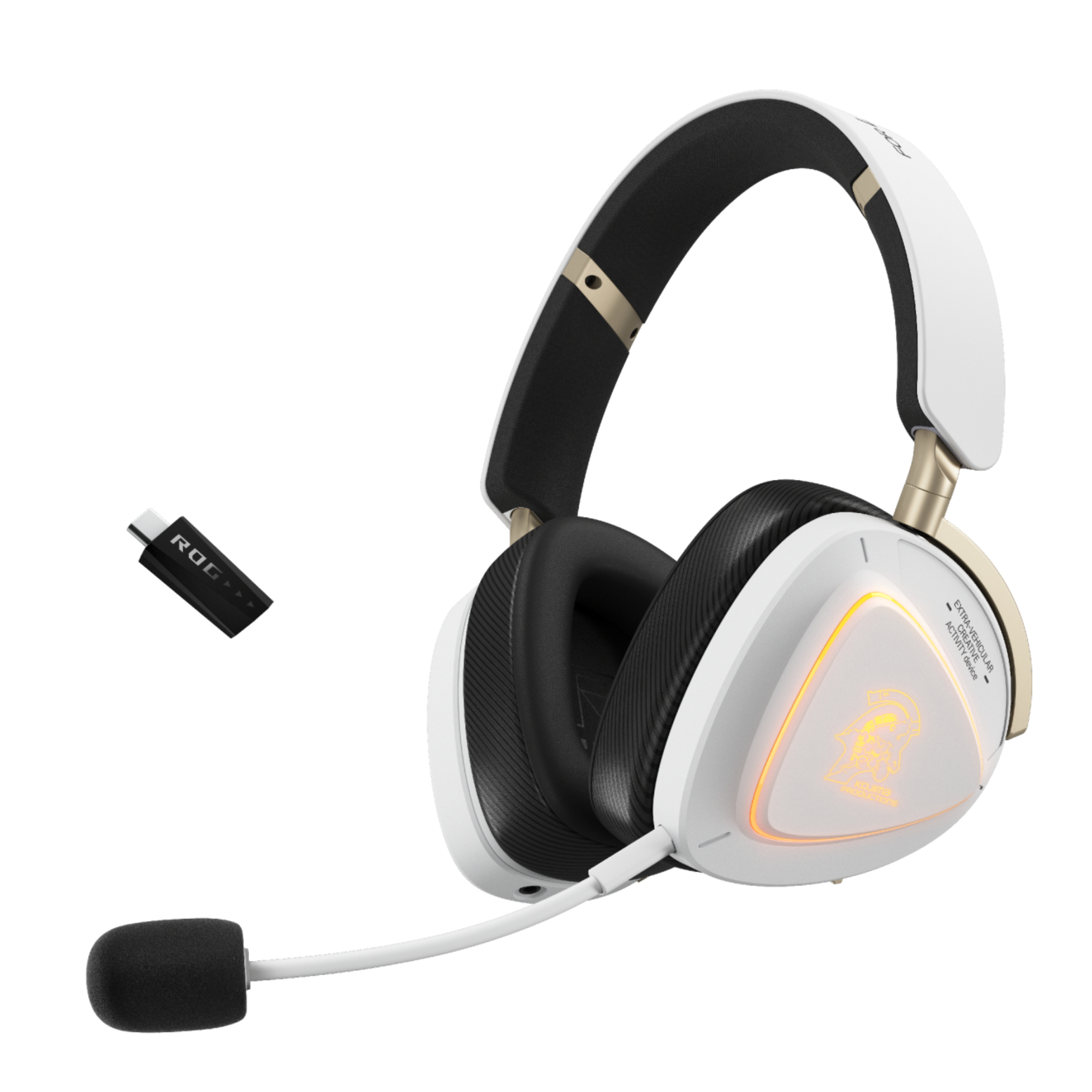 Asus White Rog Delta Ii Kjp Wireless Gaming Headset