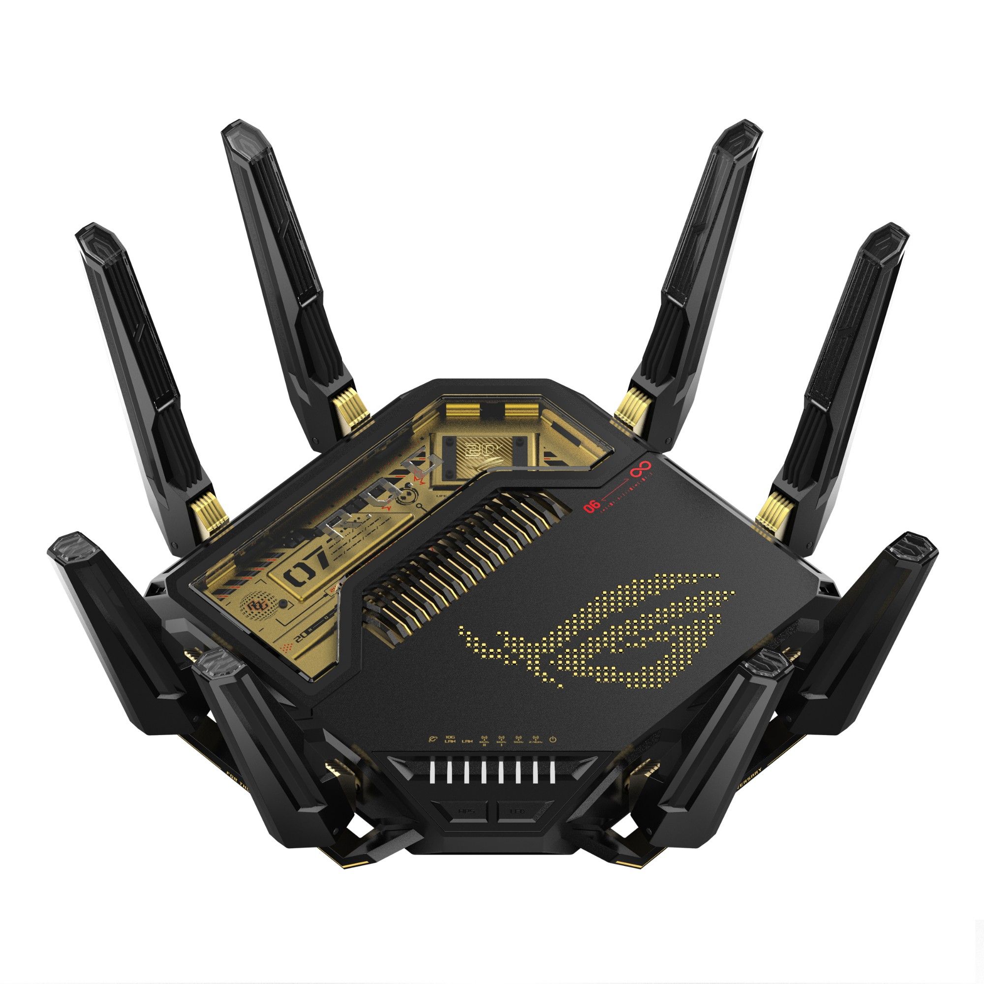 ASUS ROG GT-BE98 Wi-Fi 7 Quad-band Gaming Router - Black