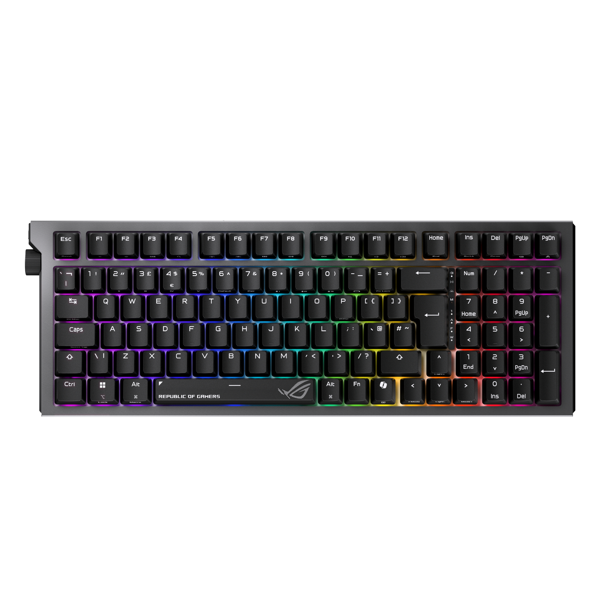 ASUS ROG Strix Morph 96 Wireless Mechanical Tri-Mode RGB Gaming Keyboard - Black
