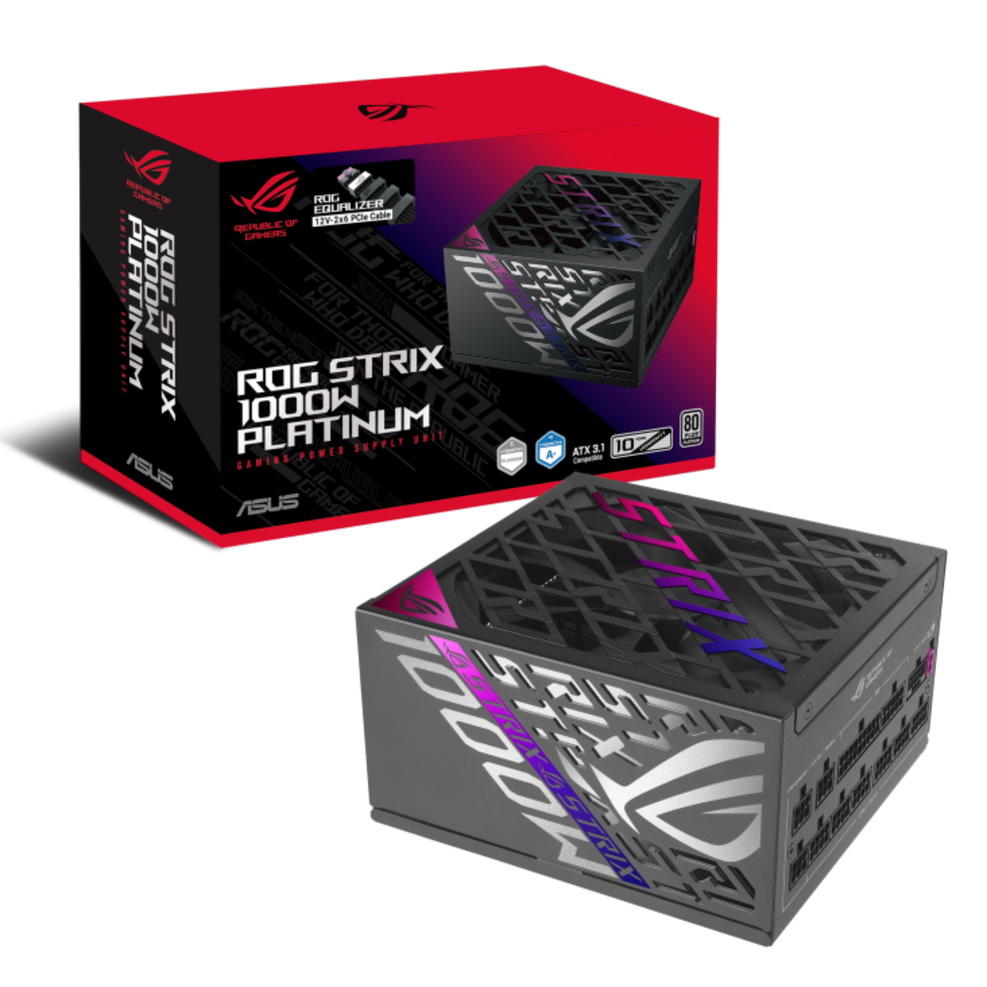 ASUS ROG Strix 1000W ATX 3.1 80 PLUS Platinum PSU Power Supply
