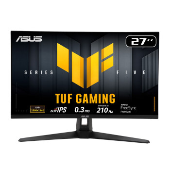 Refurbished ASUS TUF VG27AQ5A 27" QHD 210Hz 0.3ms Adaptive Sync HDMI DisplayPort Gaming Monitor