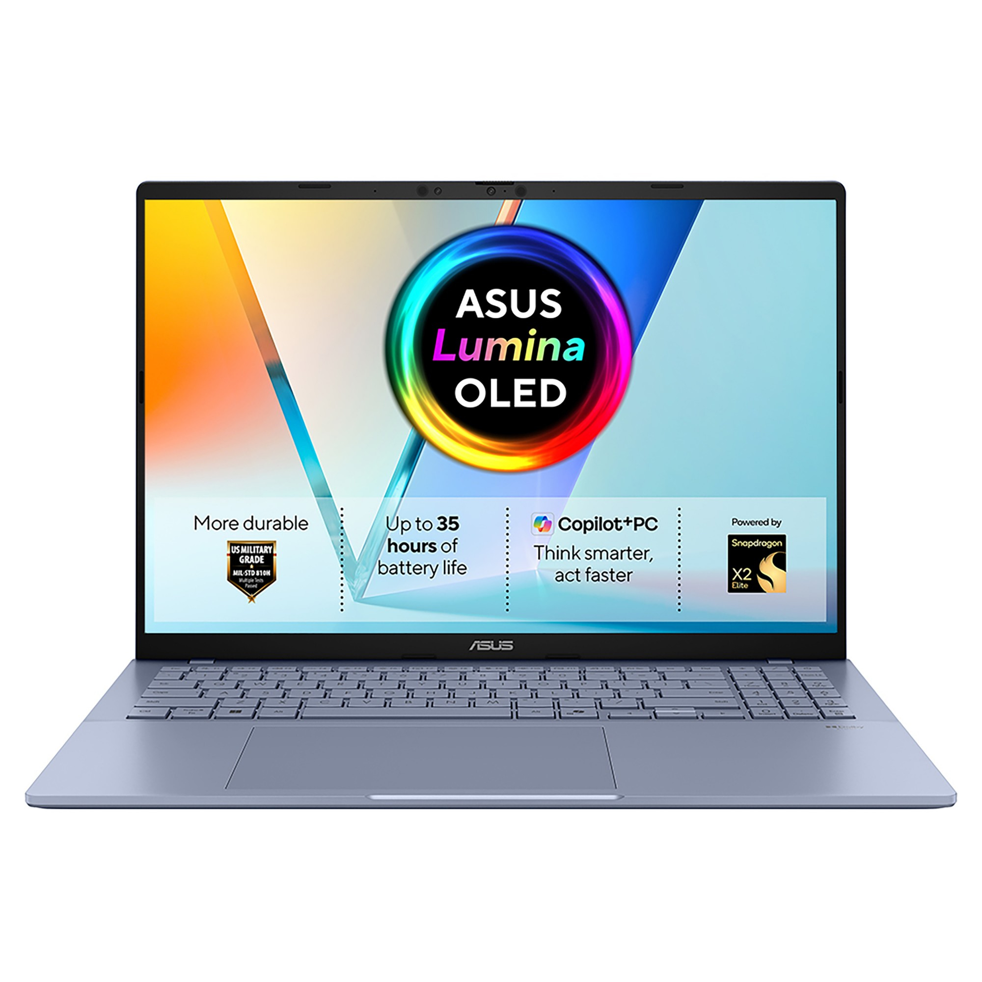 ASUS Vivobook S16 S3607NA Snapdragon X2 Elite 16GB RAM 1TB SSD 16" Windows 11 Home Copilot+ Laptop