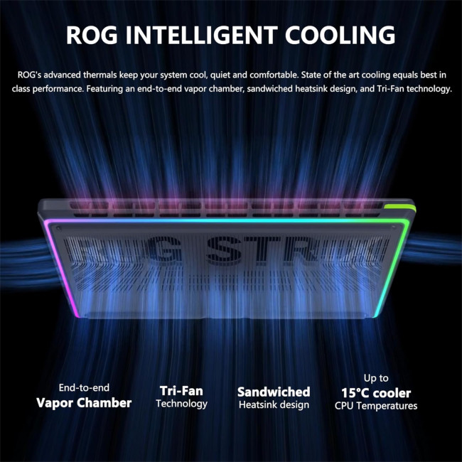 ASUS ROG Strix G18 G815LM-S9008W Intel Core Ultra 9 275HX 32GB RAM 1TB SSD RTX 5060 18" WQXGA IPS 240Hz Windows 11 Home Gaming Laptop