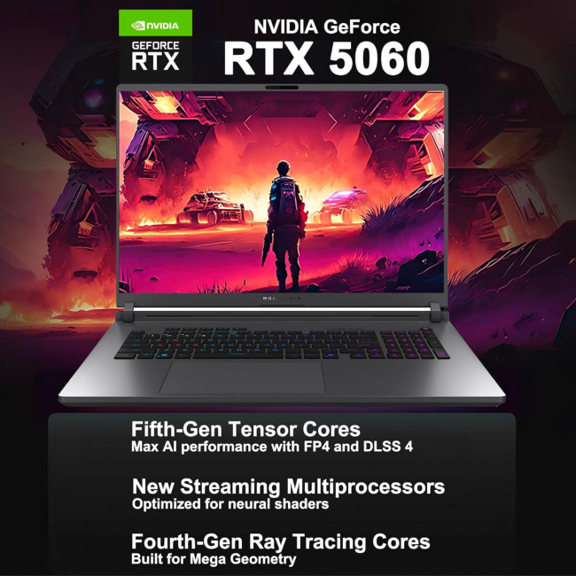 ASUS ROG Strix G18 G815LM-S9008W Intel Core Ultra 9 275HX 32GB RAM 1TB SSD RTX 5060 18" WQXGA IPS 240Hz Windows 11 Home Gaming Laptop