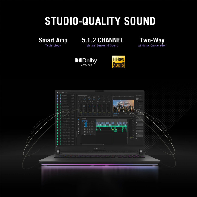 ASUS ROG Strix SCAR G835LX-SA009W Intel Core Ultra 9 275HX 64GB RAM 2TB SSD Geforce RTX 5090 18" WQXGA Windows 11 Home Gaming Laptop