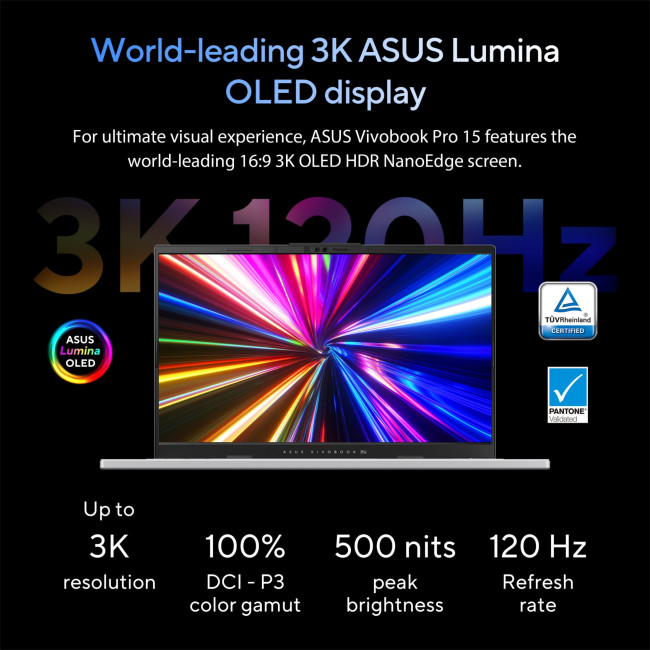 Refurbished ASUS VivoBook Pro 15 OLED N6506CU Intel Core Ultra 9 285H 16GB RAM 1TB SSD 15.6" RTX 4050 Windows 11 Home Laptop