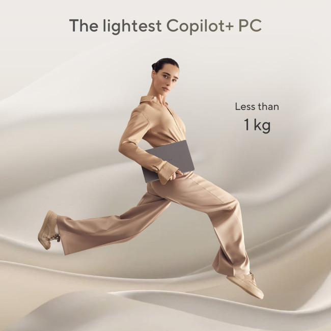 ASUS ZenBook A14 UX3407QA-QD244W laptop Snapdragon X X126100 16GB RAM 1TB SSD 14" Windows 11 Home Laptop