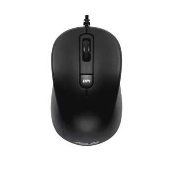 ASUS MU101C Mouse Ambidextrous USB Type-A Optical 3200 DPI Black - 90XB05RN-BMU000