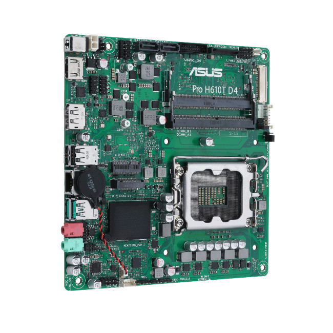 ASUS Pro H610T D4-CSM Intel H610 LGA 1700 Mini ITX Motherboard