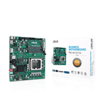 ASUS Pro H610T D4-CSM Intel H610 LGA 1700 Mini ITX Motherboard