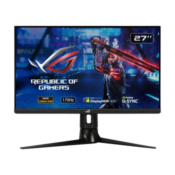Refurbished ASUS ROG Strix XG27AQ 27" Wide Quad HD IPS LED 170Hz G-Sync DisplayPort HDMI Gaming Monitor