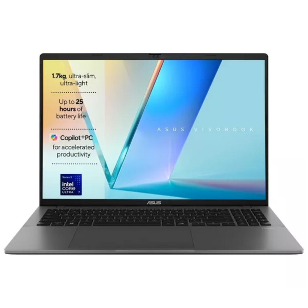 ASUS Vivobook S16 S3607AA-SH012W Intel Core Ultra 7 355 16GB RAM 512GB SSD Windows 11 Home Laptop