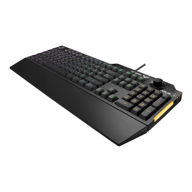 ASUS TUF Gaming K1 RGB Keyboard Spill Resistant USB Black