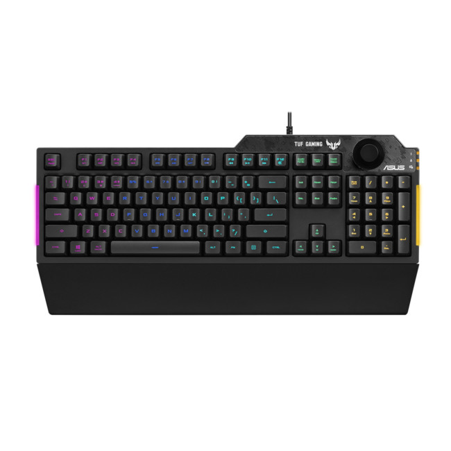 ASUS TUF Gaming K1 RGB Keyboard Spill Resistant USB Black