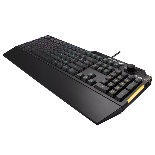ASUS TUF Gaming K1 RGB Keyboard Spill Resistant USB Black