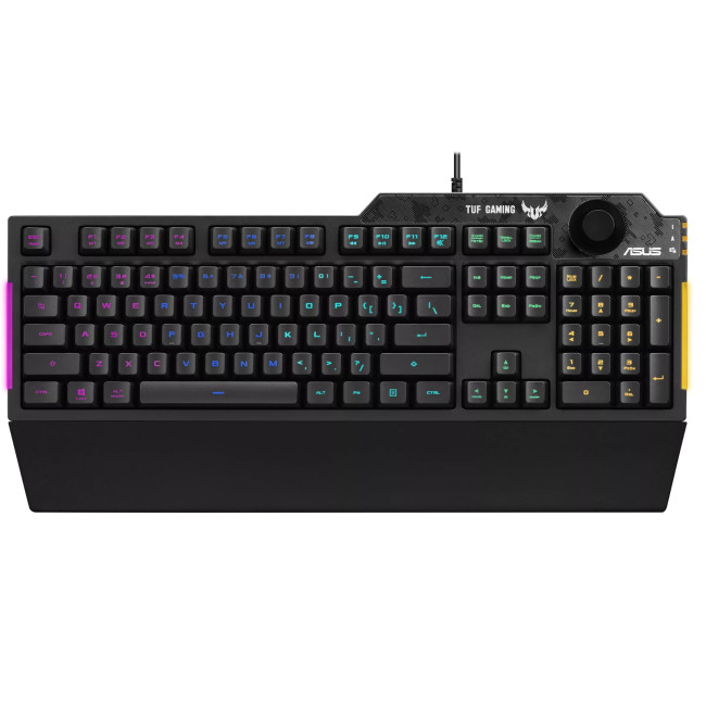 ASUS TUF Gaming K1 RGB Keyboard Spill Resistant USB Black