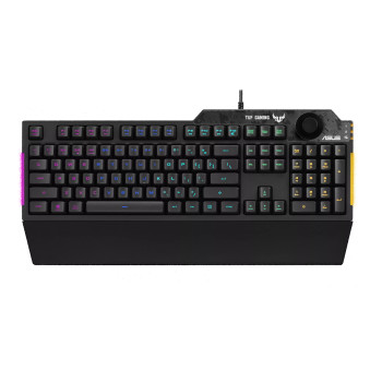 ASUS TUF Gaming K1 RGB Keyboard Spill Resistant USB - Black