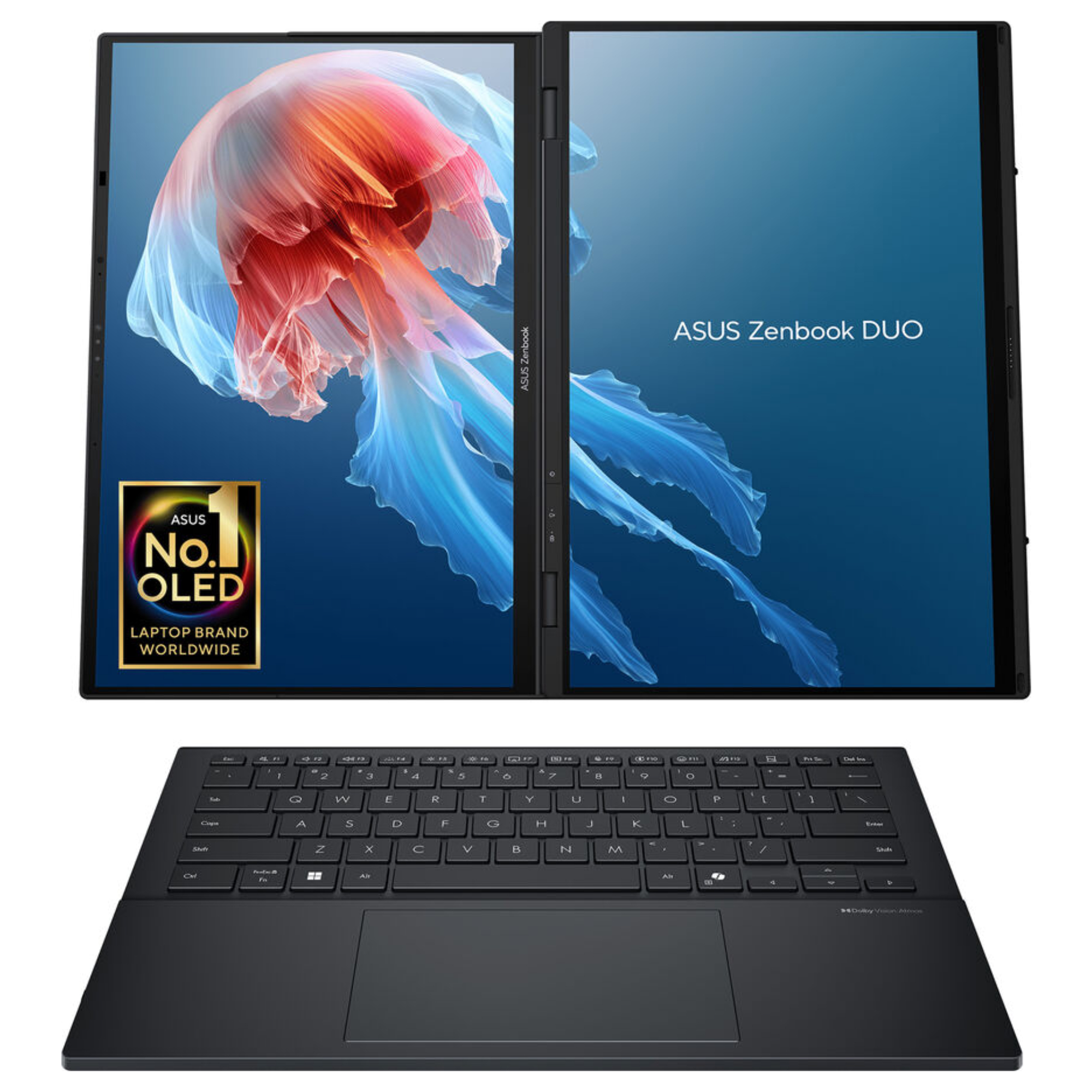 Refurbished ASUS Zenbook Duo Intel Core Ultra 9 285H 32GB RAM 1TB SSD 14" Windows 11 Home Laptop
