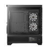 Gamdias ATLAS M1 Mid Tower ATX Gaming PC Case with 3 x RGB Fans - Black