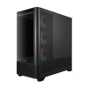 Gamdias ATLAS P2 CG Mid Tower ATX Gaming PC Case with 4 x RGB Fans - Black