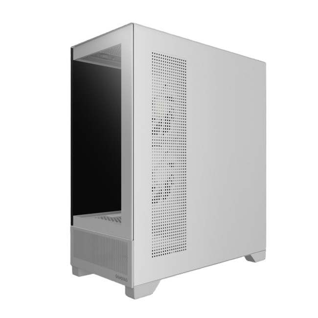 Gamdias ATLAS M1 WH Mid Tower ATX Gaming PC Case with 3 x RGB Fans - White