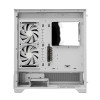 Gamdias ATLAS M1 WH Mid Tower ATX Gaming PC Case with 3 x RGB Fans - White