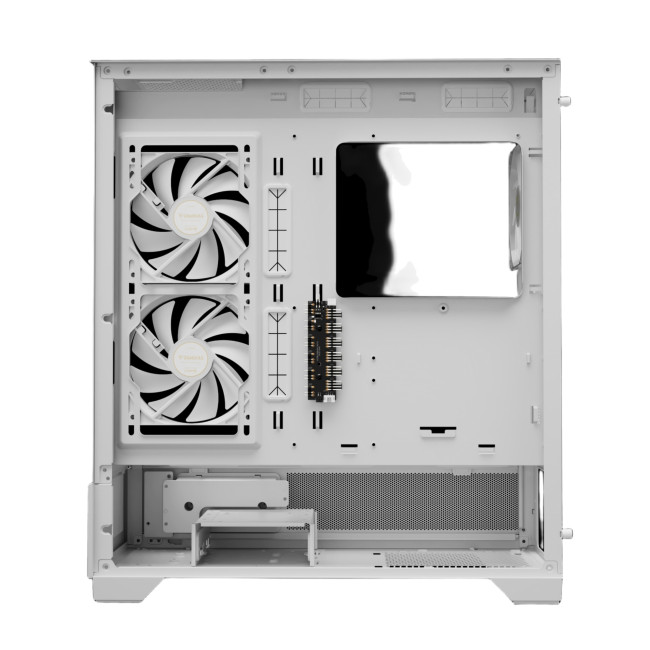 Gamdias ATLAS M1 WH Mid Tower ATX Gaming PC Case with 3 x RGB Fans - White