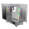 Gamdias ATLAS M1 WH Mid Tower ATX Gaming PC Case with 3 x RGB Fans - White