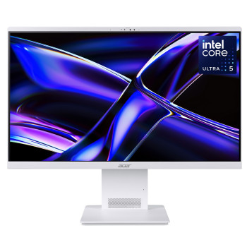 Acer Aspire S24-B Intel Ultra 5 226V 16GB RAM 512GB SSD 23.8" Quad HD Windows 11 Home All-in-One Desktop - White