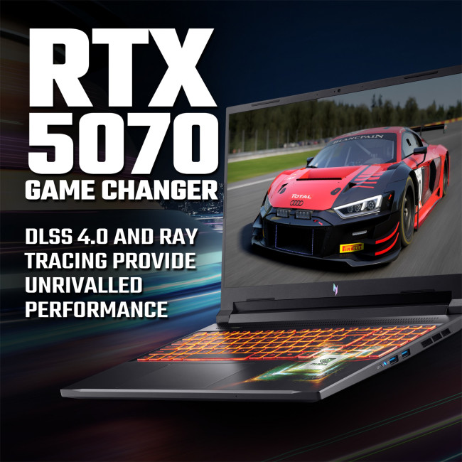 AMD Ryzen 7 260 16GB RAM 1TB SSD NVIDIA  RTX 5070 16" WUXGA IPS 180 Hz Windows 11 Home Gaming Laptop