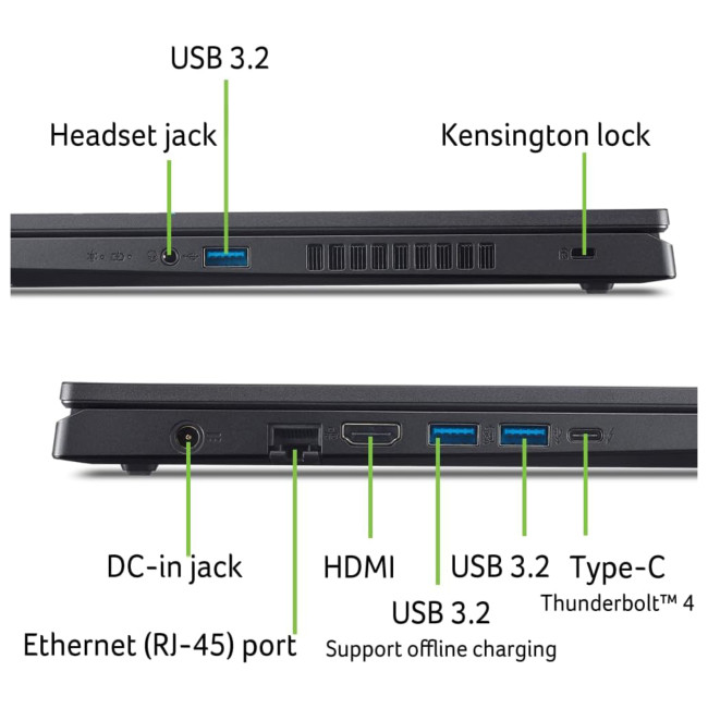 Acer Nitro V15 ANV15-52 NH.QZAEK.002 Intel Core i5-13420H 16GB RAM 1TB SSD RTX 5060 15.6" Full HD 165Hz Windows 11 Home Gaming Laptop