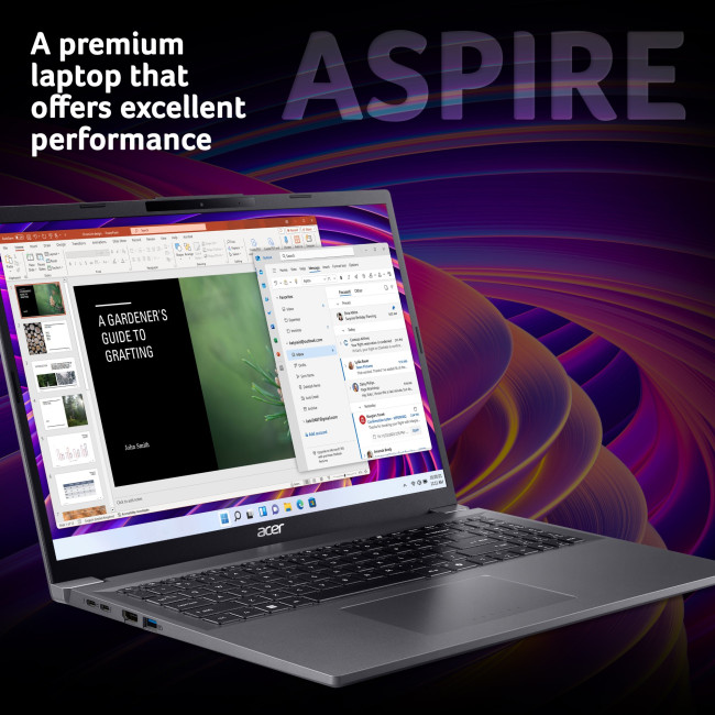 Acer Aspire 16 A16-71M NX.J5LEK.003 Intel Core Ultra 5 125H 16GB RAM 512GB SSD 16" WUXGA+ OLED Windows 11 Home Laptop