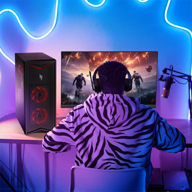 Acer NITRO 70 N70-130 Ryzen 7 RTX4070 SUPER 16GB RAM 1.51TB Storage Windows 11 Home Desktop PC