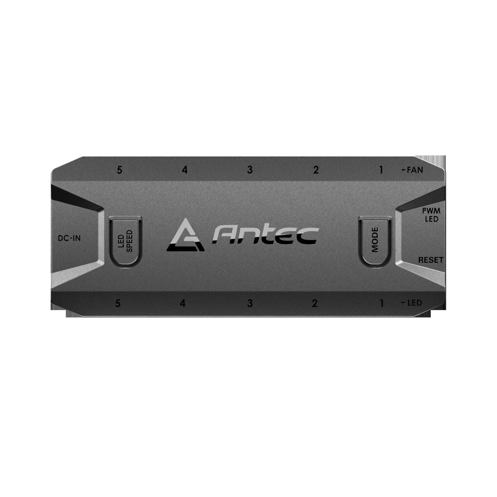 Antec 5 ARGB 5 PWM Fan Ports SATA Power, Compact Design Fan Controller