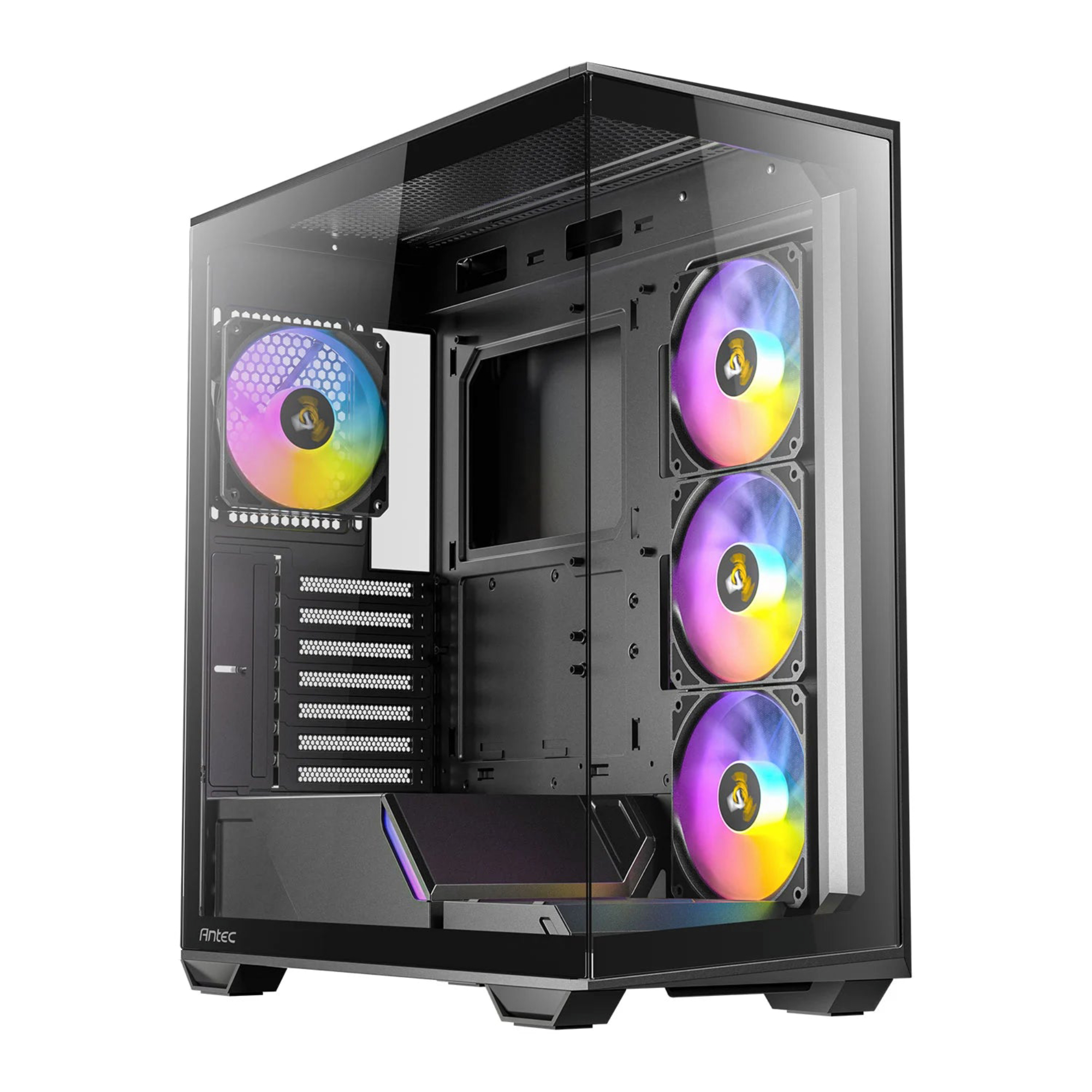 Antec C3 ARGB Tempered Glass Mid Tower Gaming PC Case - Black