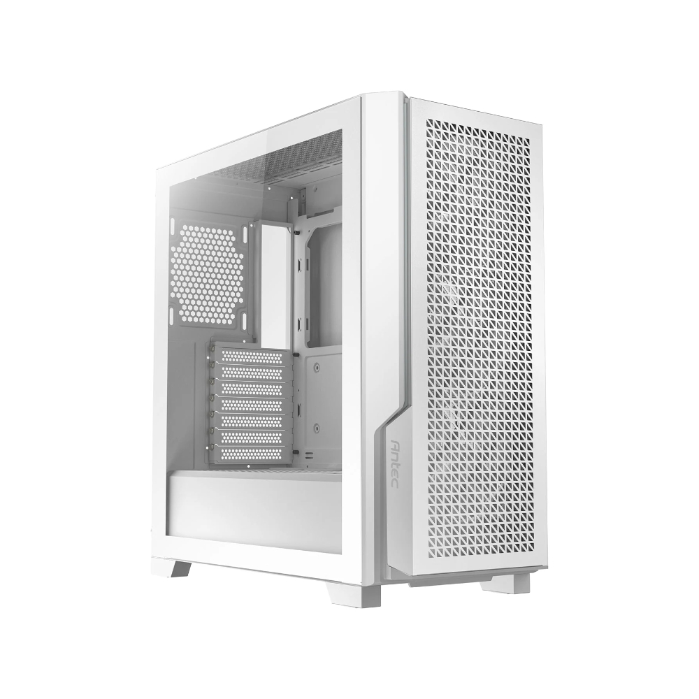 Antec P20C E-ATX Tempered Glass Mid Tower Gaming PC Case - White