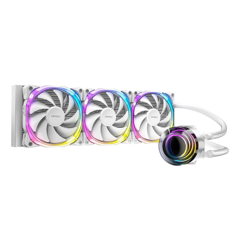 Antec Vortex 360 ARGB Processor All-in-one Liquid Cooler 12 cm White