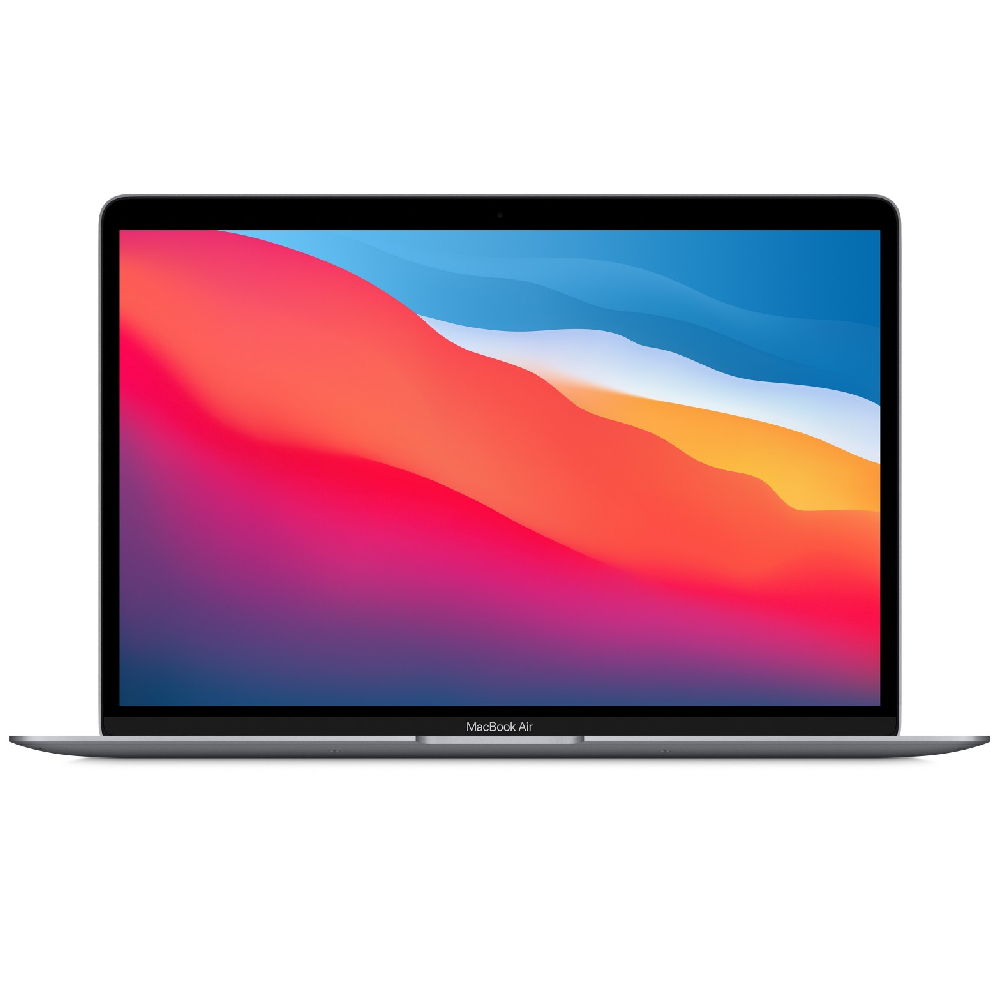 Apple Grey Refurbished Macbook Air M1 Chip 8Gb Ram 256Gb Ssd 13.3" Quad Hd Ips Retina Macos Big Sur Laptop