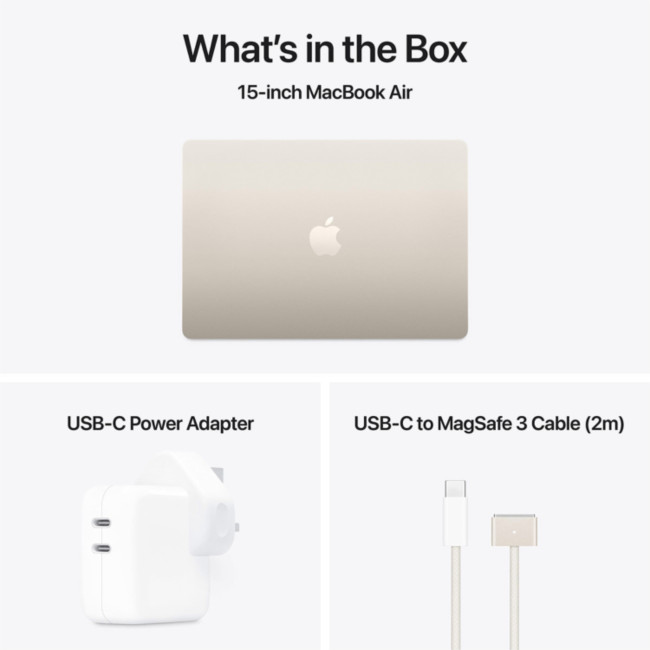 Apple MacBook Air Apple M M4 15.3" 16GB 256GB SSD macOS Sequoia Laptop